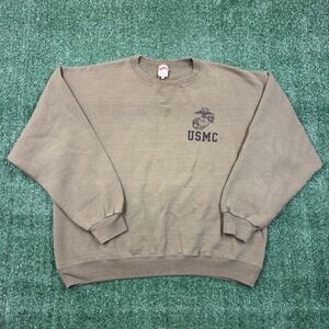 Vintage 90s Soffe USMC‎ Graphic Crewneck Sweatshirt